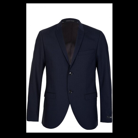 TIGER OF SWEDEN Evert 14 Wool 2B Col 33A Men's Petrol Blue Blazer sz EU 52 - Picture 2 of 10
